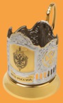 Подстаканник ФСБ - Федеральная Служба Безопасности №1 (никель-золото, лазерная гравировка)