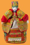 Кукла на чайник для самовара Боярыня узоры (фарфор)
