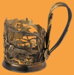 Подстаканник эксклюзивный Рыбачок (литьё)