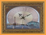 Часы с видами Петербурга