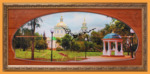 Часы настенные с панорамным видом Орёл (30*70 см)