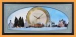 Часы настенные с панорамным видом Сергиев-Посад (30*70 см)