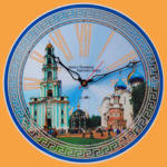 Часы с панорамным видом Сергиев-Посад (круглые, диаметр 40 см)