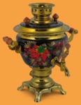 Самовар электрический Клён на чёрном (2л)