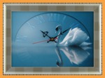 Часы настенные Лебедь (20*30 см)