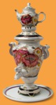 Самовар фарфоровый Фантазия Маки (3л)