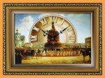 Часы настенные с панорамным видом Шествие, Великий Новгород (20*30 см)