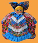 Солоха на чайник для самовара Марфа Осенние узоры (большая)