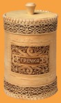 Туес Береста Орнамент (гречка)