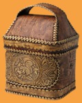 Короб Береста Белочка с ручкой (большой)