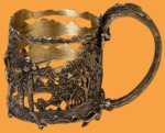 Подстаканник эксклюзивный Охотник (литьё)
