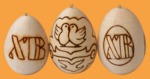 Набор яйцо-заготовка Христос Воскрес №2