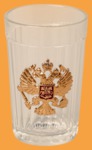 Стакан Гранёный с гербом Россия