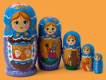 Матрёшка Сказка Колобок №1 (5 мест)