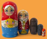 Матрёшка Сказка Колобок №2 (5 мест)