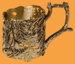 Подстаканник эксклюзивный Рыбалка зимой (литьё)