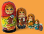 Матрёшка Девушка с крынкой (5 мест)