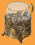 Подстаканник эксклюзивный Сударыня (литьё)