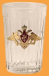 Стакан Гранёный с гербом МВД (Министерство Внутренних Дел)