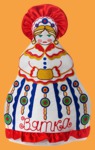Грелка на чайник Вятка (белая)