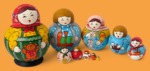 Матрёшка Девочка с мишкой (10 мест)
