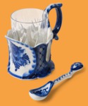 Подстаканник Празднечный Цветы (в наборе)