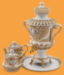 Самовар фарфоровый Рококо (2,5л)