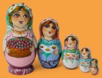 Матрёшка Семёнова с ягодами (5 мест)