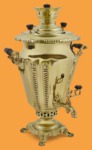Самовар антикварный Рюмка гранёная фабрики 1-й Кооперативной артели №2 (7л)
