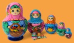 Матрёшка Матрёна с корзиной яблок (10 мест)