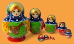 Матрёшка Предметная с балалайкой (10 мест)