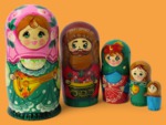 Матрёшка Матрёна с балалайкой (5 мест)