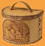 Уценка - Короб Береста на шарнире Вече