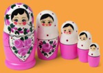 (УЦ) Матрёшка Краса розовая (5 мест)