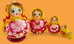 Матрёшка Софья жёлтая (5 мест)