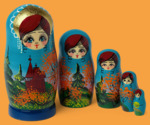 (УЦ) Матрёшка Храмы осень (5 мест)
