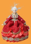 Кукла на чайник для самовара Русское платье (фарфор)
