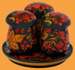 (УЦ) Набор для специй Хохлома Лесной